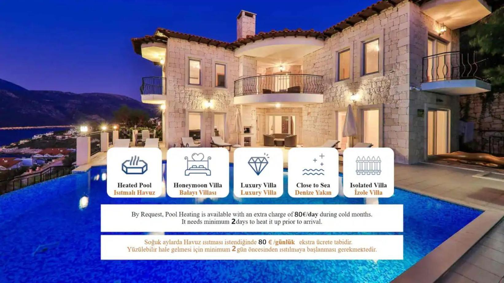 Villa Mavi Manzara Каш Экстерьер фото